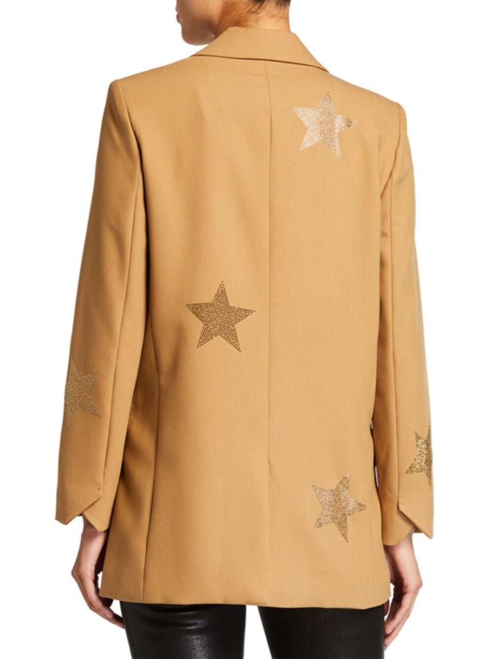 NWT $498 Zadig & Voltaire Viva Etoiles Star Strass Blazer Jacket Size 36 - Picture 6 of 7